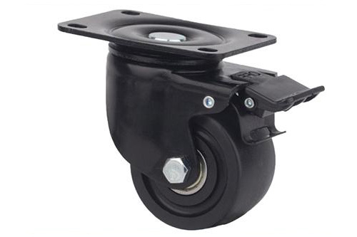 Low center of gravity casters