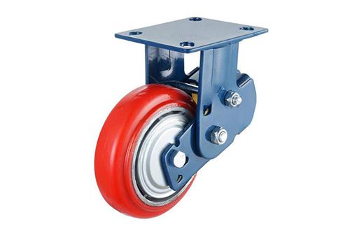 Shock-absorbing casters